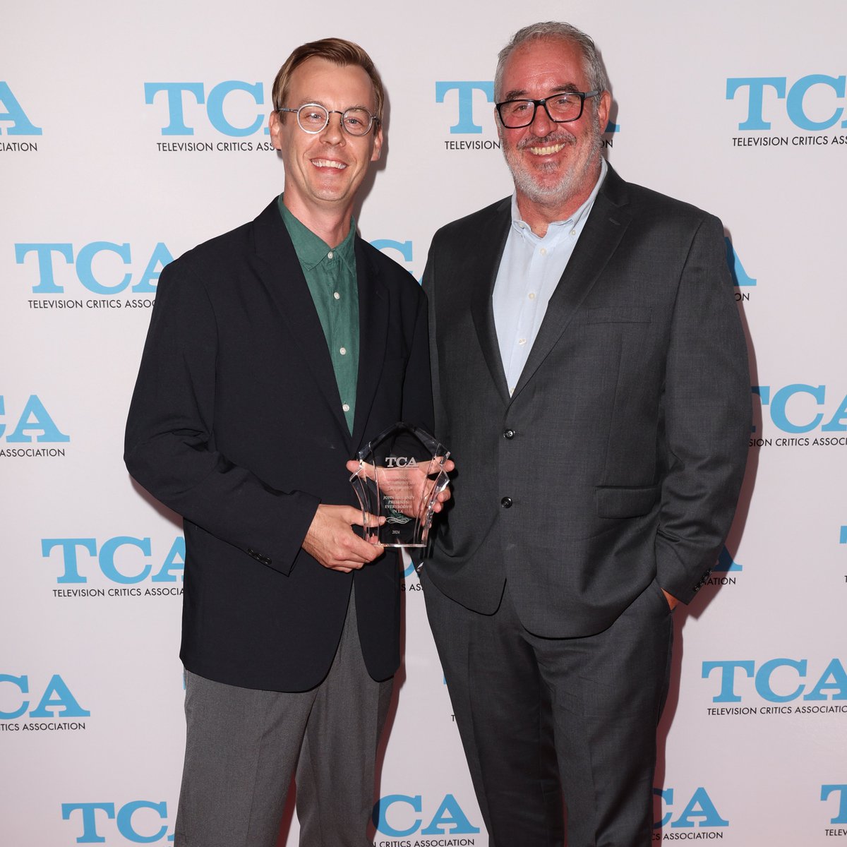 John <a href="/mulaney/">John Mulaney</a> beat LA traffic and stereotypes to take home the #TCAAwards for Best Variety/Stalk series or special #TCA24