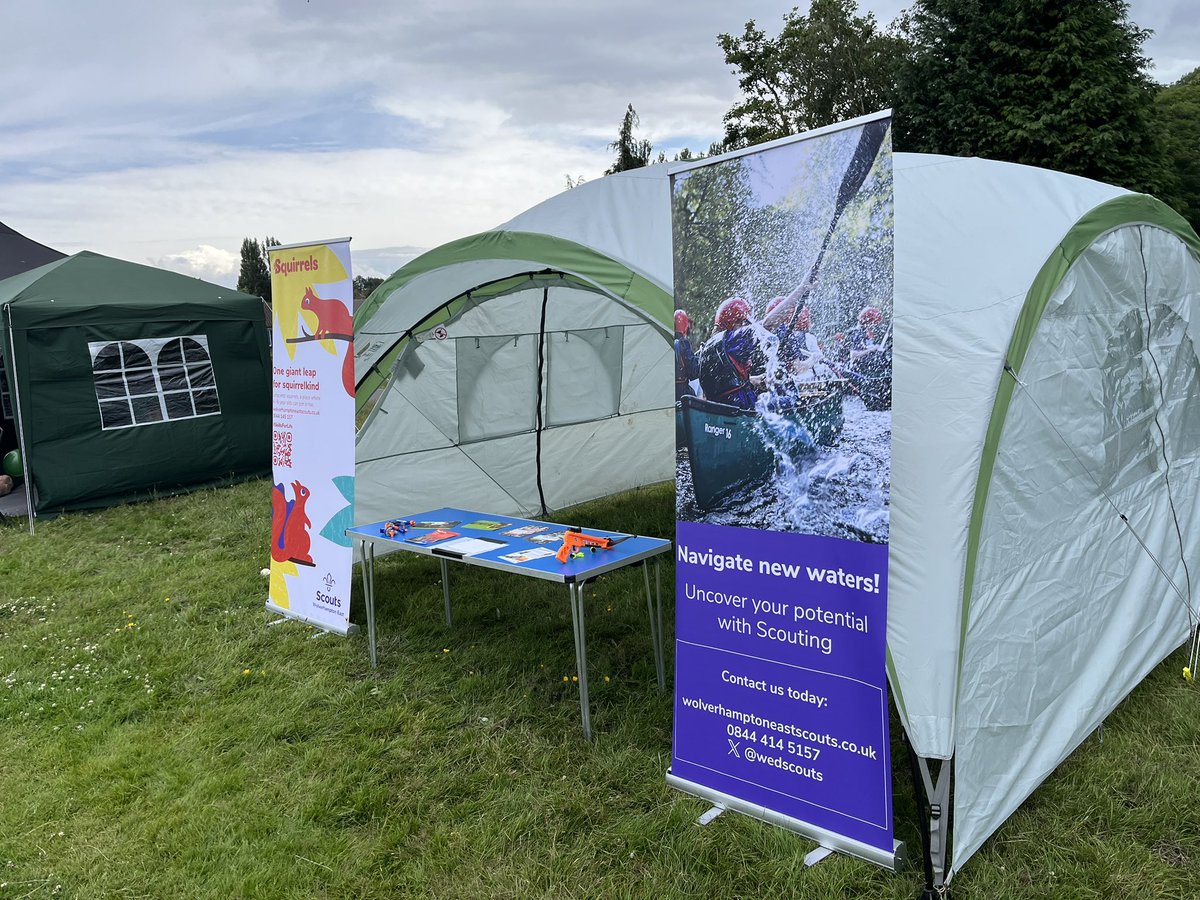 Set up &amp; ready to go for Prouds Lame Community day