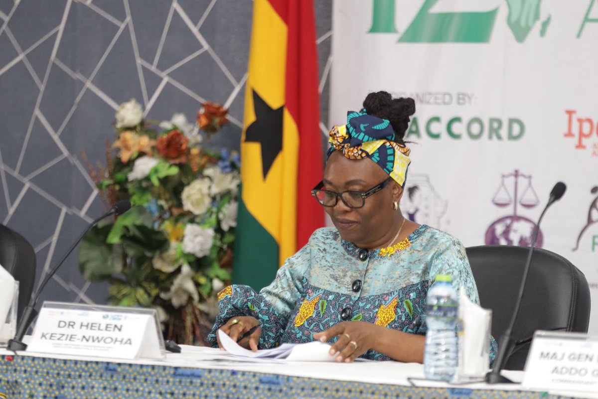 GimacYouth's tweet photo. 🌟 Exciting news! The #12GIMACYouth opening ceremony ongoing with inspiring speakers including Mr Constant Tchona from Plan International Ghana, Dr Helen Kezie-Nwoha #GIMAC, Major General Richard Addo Gyane,  #KAIPTC, and Dr Nyaradzayi Gumbonzvanda from #UN. https://t.co/E2TDgUVHdX