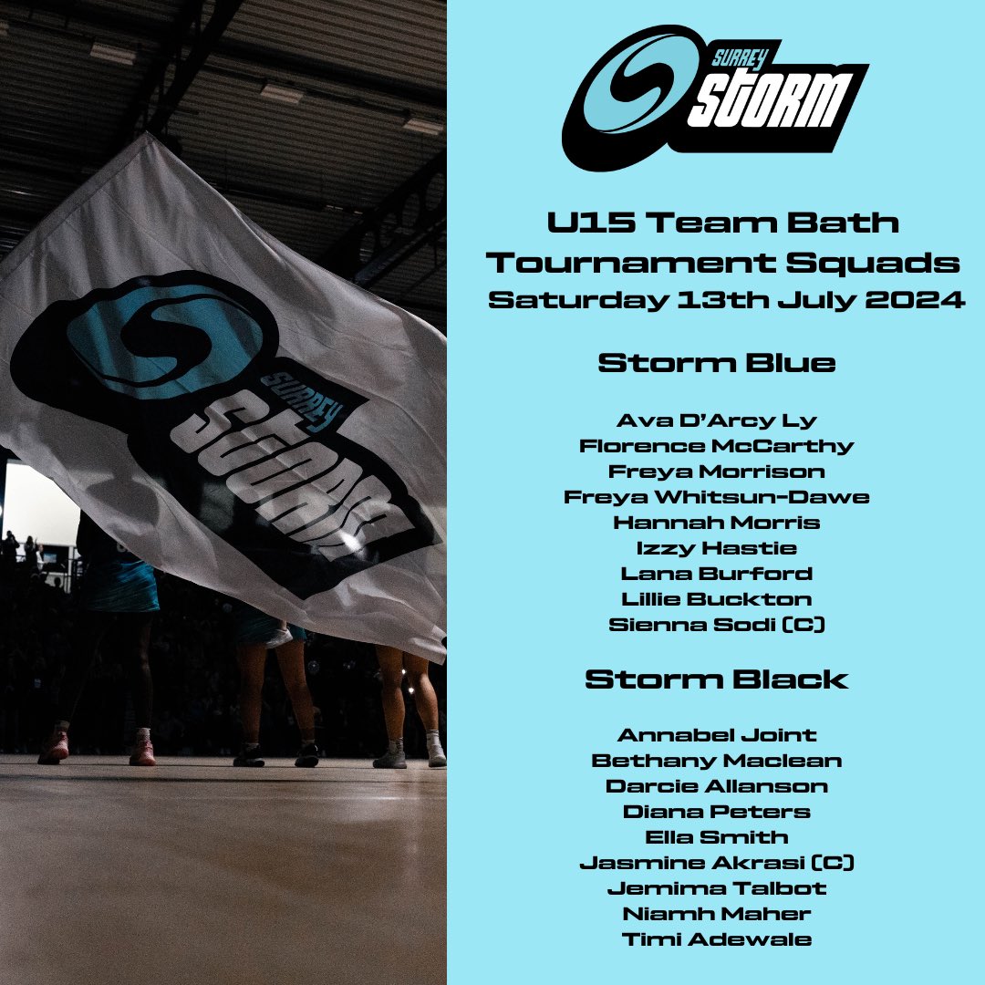 Surrey Storm Pathway (@surreystormnpl) on Twitter photo Looking forward to getting our #u15 squad out on court this afternoon at the <a href="/TeamBathNetball/">Team Bath Netball</a> friendly tournament #gameday #proudcoach #workhardplayharder #astormiscoming #foreverastormie Looking forward to getting our #u15 squad out on court this afternoon at the <a href="/TeamBathNetball/">Team Bath Netball</a> friendly tournament #gameday #proudcoach #workhardplayharder #astormiscoming #foreverastormie
