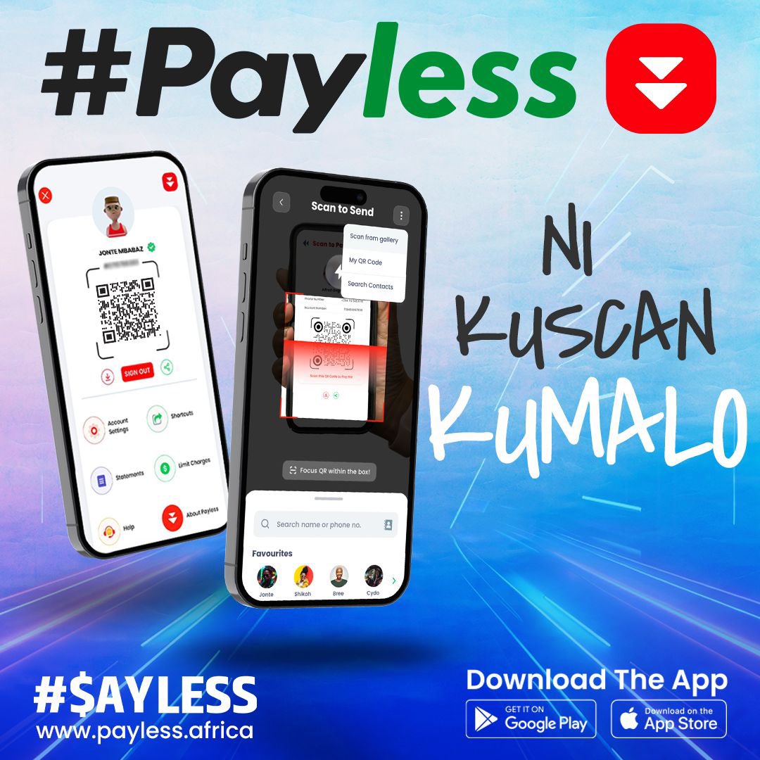 Kianangih's tweet photo. From banking and payments to savings and investments, #Payless provides convenient and transparent solutions that empower individuals to take control of their financial futures.
Download the app today to join the movement https://t.co/0I2dp6iTn8
#PaylessNSayless
#Payless https://t.co/IJWdsypD5o