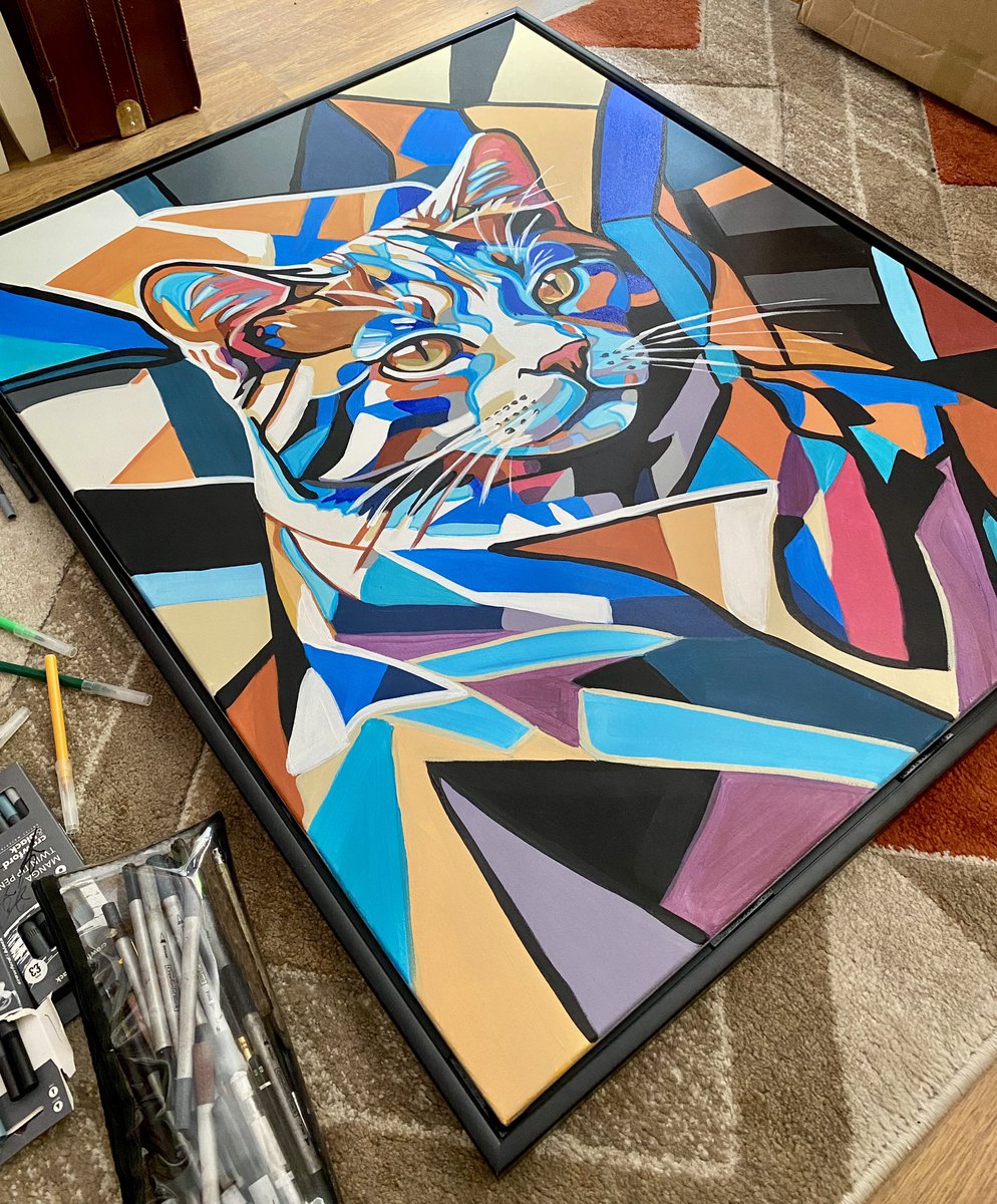CarrionHouse's tweet image. The first time I’ve used a floating frame’ for a canvas! The guys @easyframeUK do great, great work

#canvas #canvaspainting #canvasart #canvasframe #floatingframe #cat #catlover #catart #paint #painting #paintings #artforsale #artgallery #artcollector #artoftheday