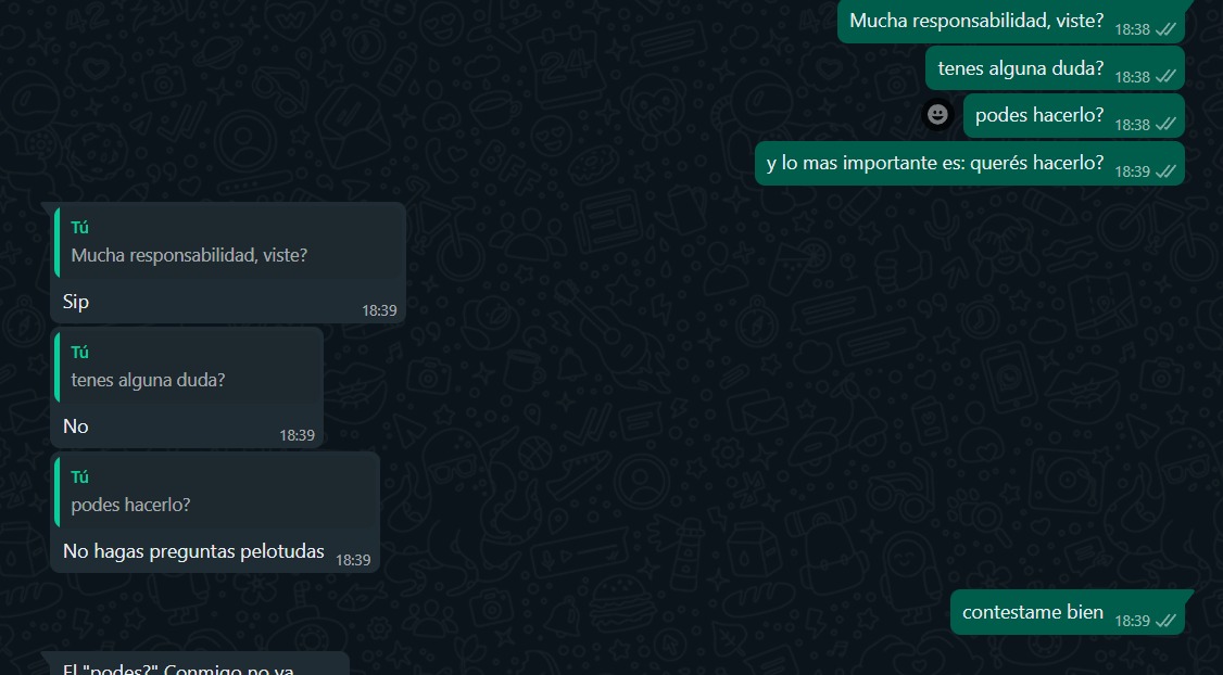 PauKaradagian's tweet photo. Ando un cachito sensible, entre mi resfrío y mi cumple que se acerca.
Ayer le llegó una propuesta hermosa a mi hijo mayor y hablando de la responsabilidad, etc, le digo: Vas a poder hacerlo? Me mataron sus respuestas.
Perdón, pero estoy explotada de orgullo. https://t.co/9vXTKeigVN