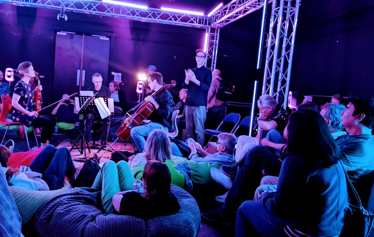 jamesemarks's tweet photo. "For the sensation of having the performing instruments "right in the room with you" is a striving toward the union of the audile & tactile in a finesse of fiddles that is in large degree the sculptural experience" Marshall McLuhan
#EverydayIsSpatial #UnderstandingMedia #Holst150 https://t.co/vwKvouwqyL