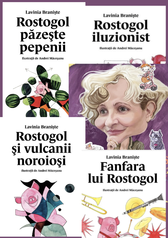 Alte aventuri cu Rostogol și prietenii săi recomandă următoarele patru cărți din #seriaRostogol, de #LaviniaBraniste și #AndreiMacesanu, apărute la #edituraArthur: cartipentrumatei.ro/2024/07/11/alt…