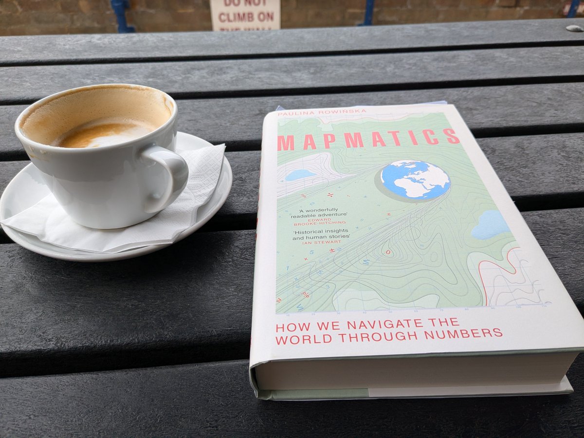 ZoeLGriffiths's tweet photo. As a map lover and maths lover, I'm excited to read this book by @PaulaRowinska (also excited about the coffee and no kids) https://t.co/ogyuBeAvQ2