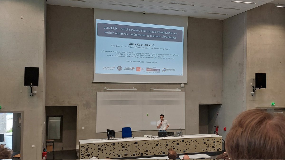 Plongée rapide dans le monde de l'astrophysique avec la présentation du corpus astroECR de Atilla Kaan Alkan