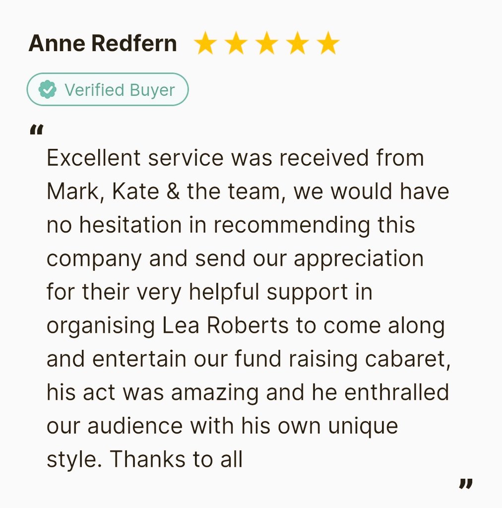 A couple of nice reviews on the <a href="/dinnerspeakers/">AfterDinnerSpeakers - office@comedians.co.uk</a> website.

Its very kind when folk take the time and its very much appreciated 😊 😊😊
