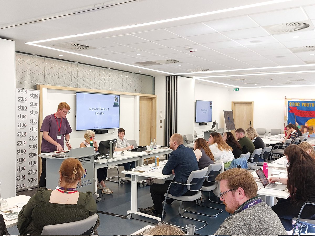 We're underway with <a href="/MccailColl/">Coll McCail</a>  making it abundantly clear: we must keep Grangemouth open. 

Simply put: governments must not fail us. Communities, workers and the future of the just transition depend on it. 

#STUCYouth24