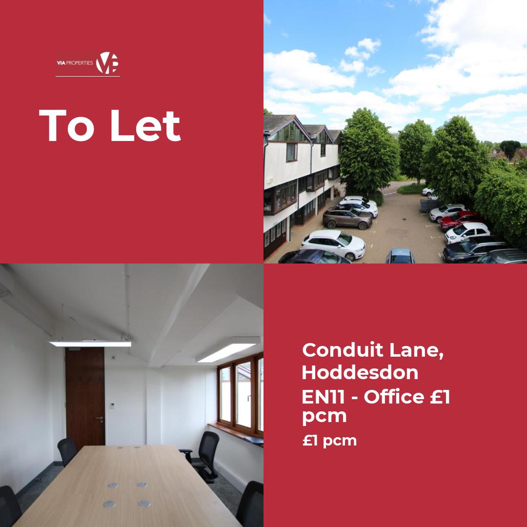 PropertiesByVia's tweet photo. 🏠 To Let Office £1 pcm 

🔗 https://t.co/kqId9wmJoU

Contact us for more information!
📧 enquiries@viavia.co.uk
📞 01992 443399 https://t.co/9YxeMYgIWT