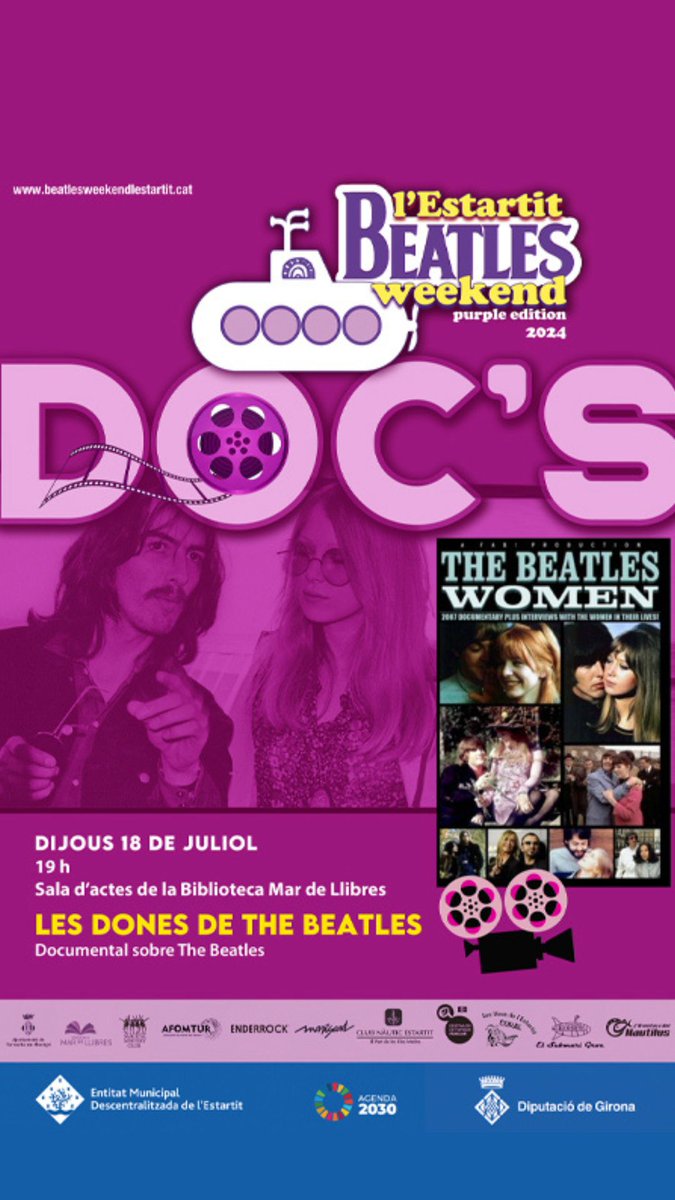 AjTorroella's tweet photo. 🤩 Compte enrera per una nova edició del #BeatlesWeekend a l'#Estartit!
📅 Anoteu-vos a l'agenda totes les activitats!
👉 https://t.co/0pjuPMjA4s
#SomCultura #SomlEstartit https://t.co/S2C9PQUIfv