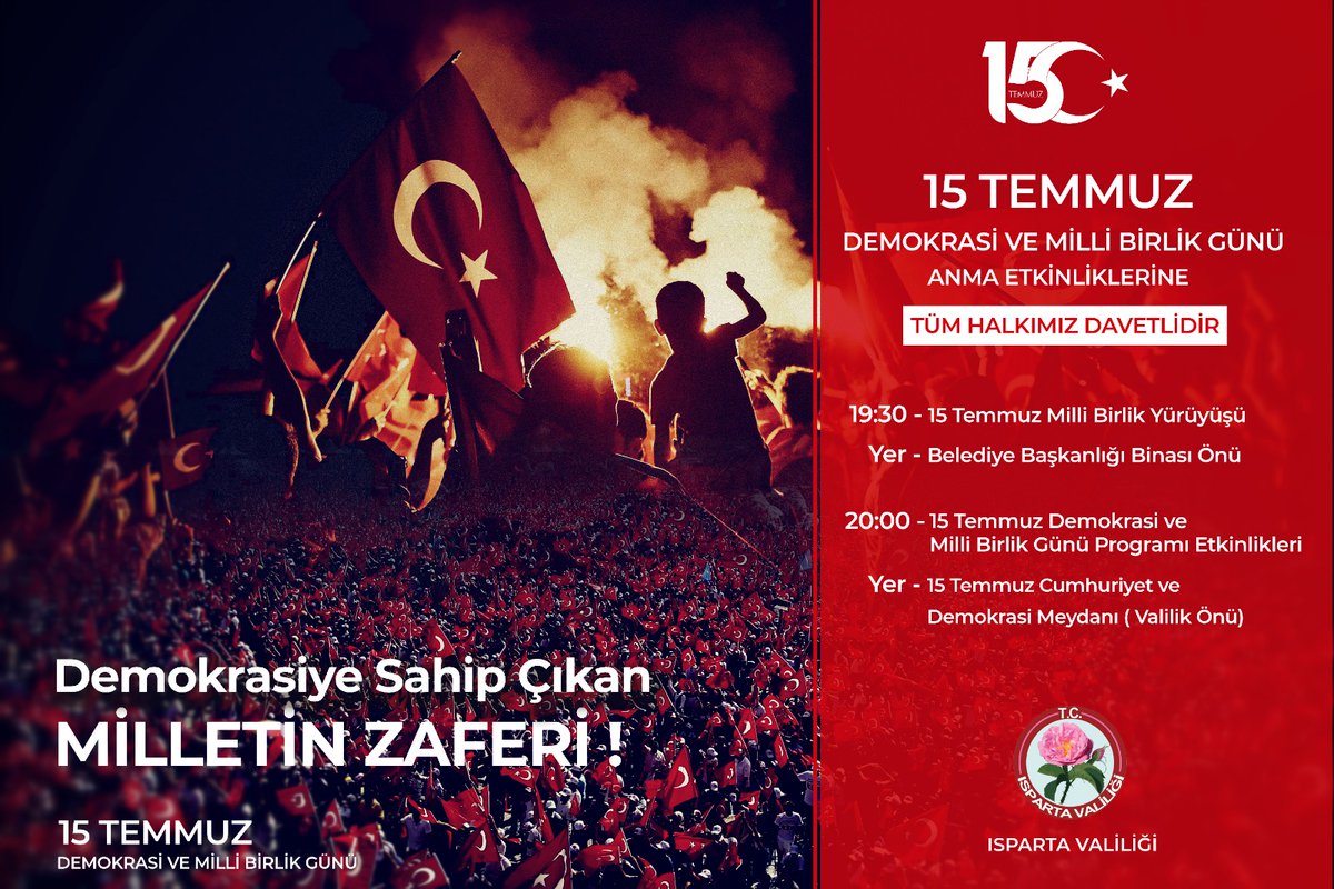 T.C. ISPARTA VALİLİĞİ (@ispartavalilik) on Twitter photo 