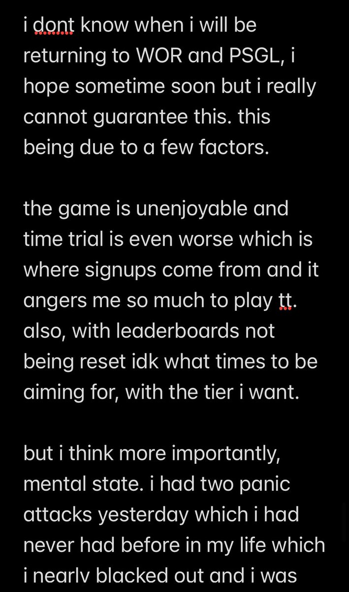 TTM_Hvrrison's tweet photo. Mental health is real. sometimes you have to realise some people do not deserve you and you deserve better. @jens_masch proud of you for saying what you said and it helped me say this. i need a short break from everything to focus on myself. read if you wish 🫶🏻 https://t.co/KfNPLbR6Fr