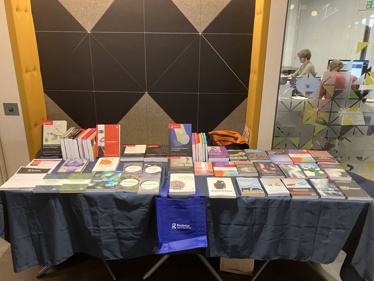 anthonyjbruce's tweet photo. @QCassam delivering the Joint Session inaugural address on liberation philosophy. Are you a purist, or a meliorative philosopher? A bit of both? Then check out the Routledge books table - we publish for all philosophical stripes  @Aristotweets #jointsession24 @Routledge_Phil https://t.co/adoituJddu
