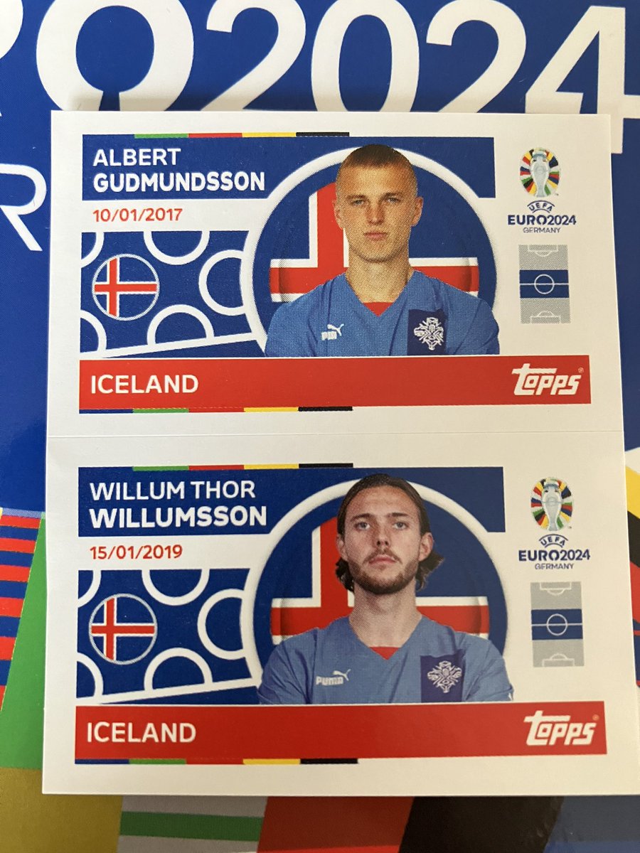 GNijverdal's tweet photo. Een tig aantal pakjes later 😂.. maar daar is hij hoor! #topps #EURO2024 Willem #Willumsson https://t.co/VJEhFMn66L