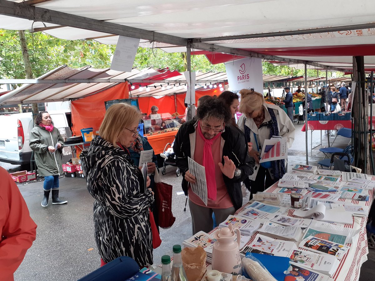 Fière de notre contribution à l’EPS seniors au #MarchéDaumesnil ! 50 participations, échanges riches et solidarité au rdv.  Commerçants engagés et partenaires solidaires. RDV le 20/09 ! #LaFélixCité #Paris12