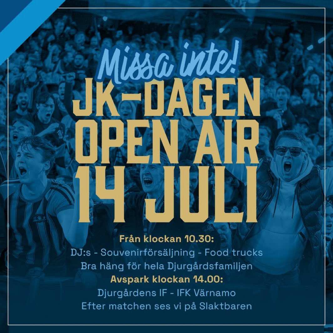 Imorgon! 

Över 20 000 sålda nu. 

Kom till samlingen.