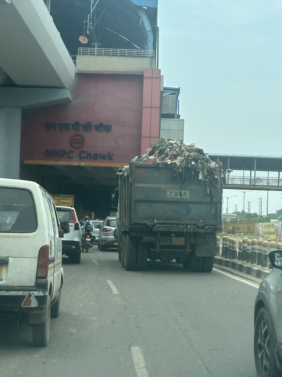 Dear <a href="/KPGBJP/">Krishan Pal Gurjar</a> 

This is really spoiling the image of people in the frame as well as the image of our faridabad  

Please look into it , garbage management is very bad in faridabad , open garbage trucks mishandling everywhere and we all can see all time 

 <a href="/FbdMirror/">Faridabad Mirror</a> <a href="/MCF_Faridabad/">Municipal Corporation of Faridabad</a>