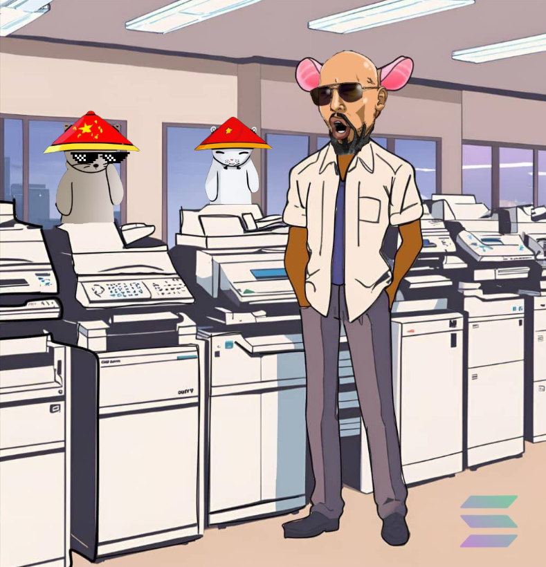 MichisonSOL's tweet photo. ☀️ Some say I have mouse ears.. but $Daddy  reassured me it's absolutely not true. ...I believe him. 👀

Have a perfect Saturday, everyone! ☀️ #weekendfun #printingcash 🙀 https://t.co/UIWvJs9sqA