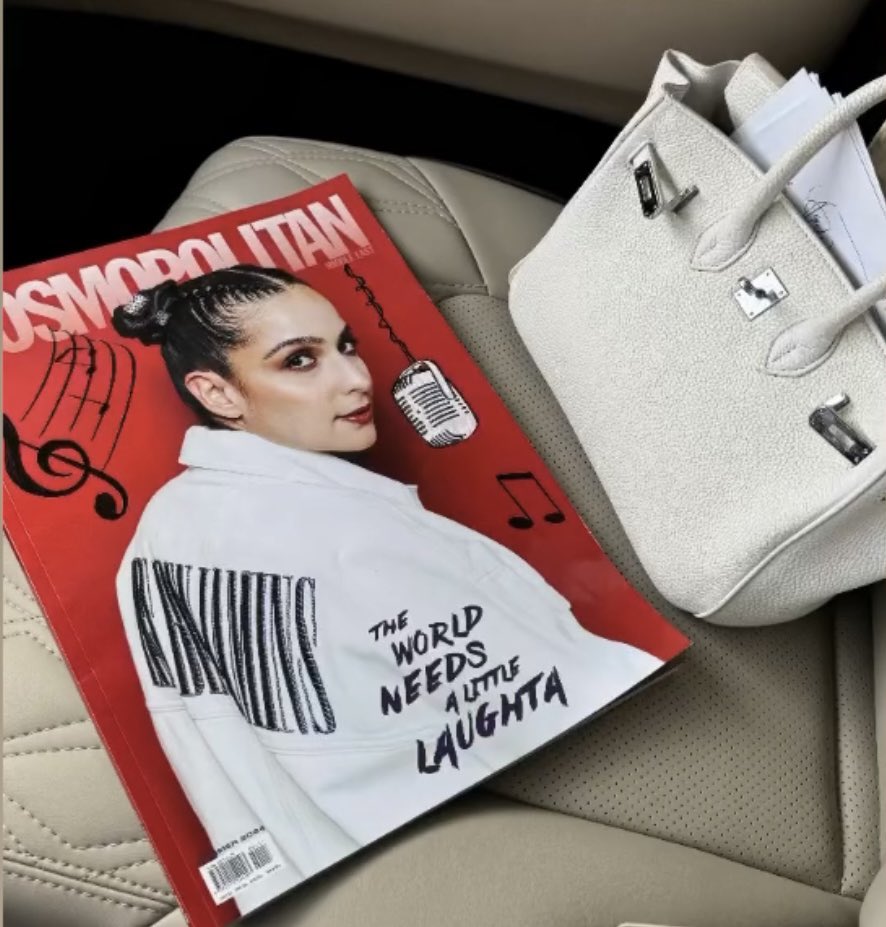 Got sent this photo of the actual copy of the magazine 🙏😍 ❤️ “Mama I made it” haha .. 

My recent @cosmomiddleeast cover shoot, can’t wait to get my hands on a copy of the magazine! Just an Arab girl who grew up in London!