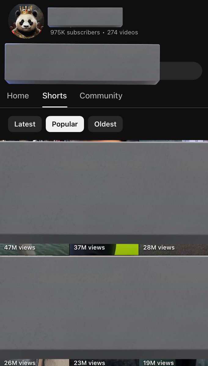 Shortcontentpro's tweet image. 975K Subscribers
500K Views Per Video
433,826,380 Views Generated
Most Viral Video 50M Views

If you want me to send you the channel
Follow + Like
Comment “Channel”