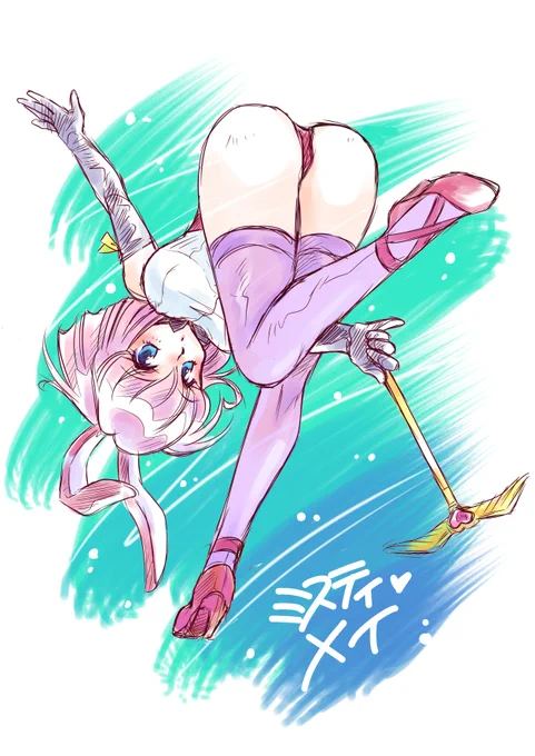 #毎日美少女パラダイス 単品でも。ポーズこねくり回しすぎたかも・・・お腹描きたかったw 
