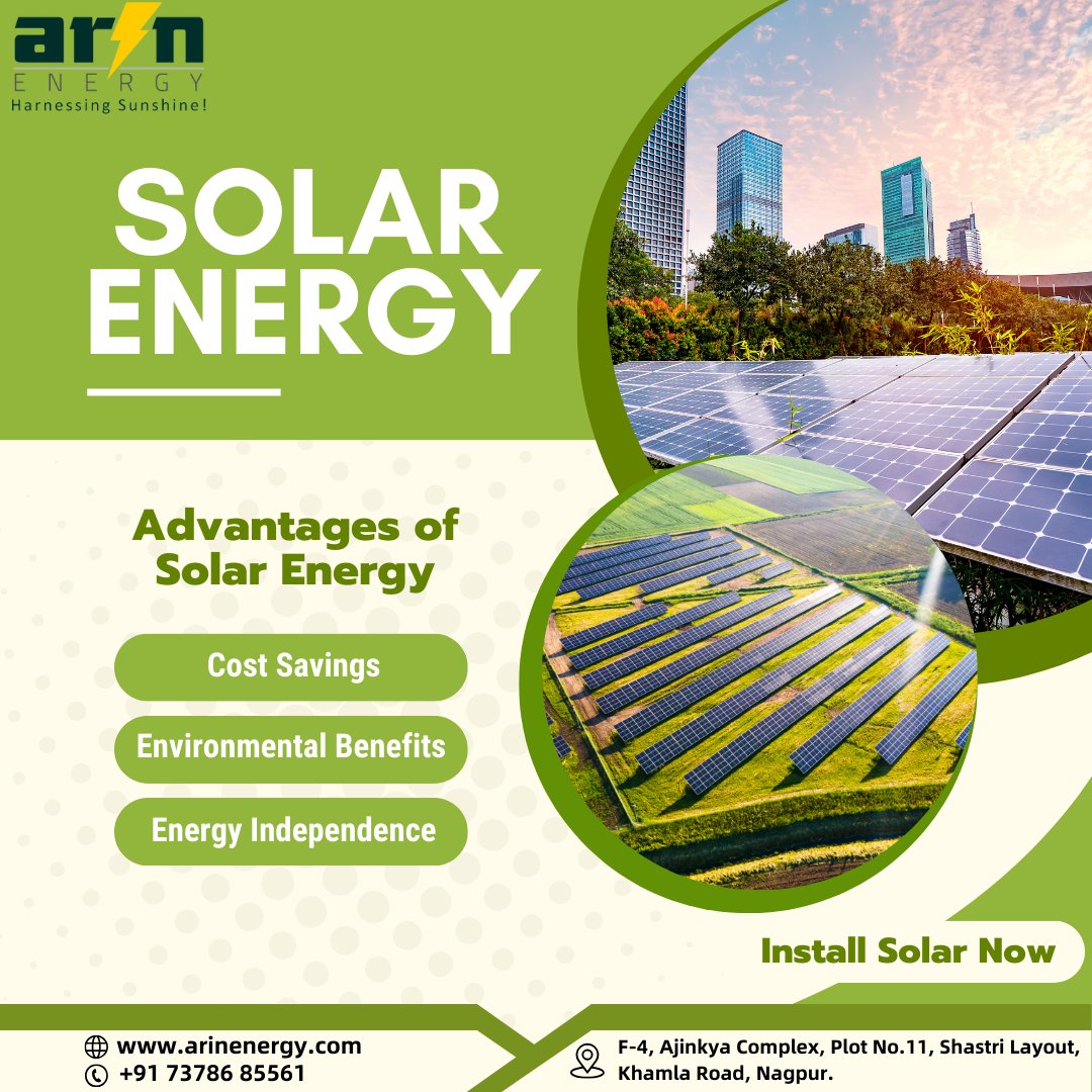 arin_energy's tweet image. Switch to solar and shine brighter! Save money, save the planet, and gain energy independence. Go solar today for a greener tomorrow!
#solarsystem #installsolar #CostSavings #Environmental #energyefficiency #savemoney #insta #facebookpost