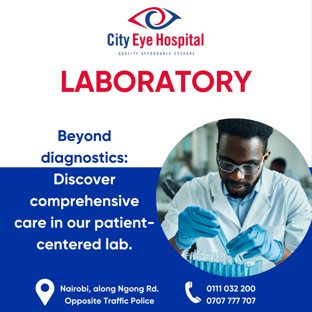 cityeyehospital's tweet image. Beyond diagnostics: Discover comprehensive care in our patient-centered lab.

#labservices #laboratoryservices #healthcare #eyecare #eyehealth #cityeyehospital