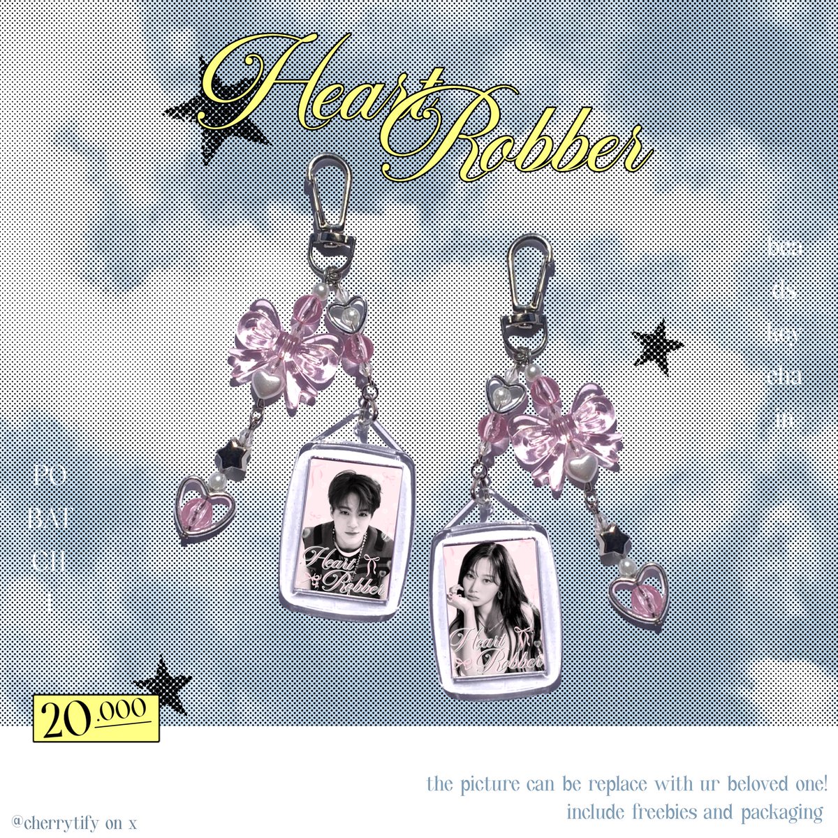 ㅤㅤ

★   repost &amp; like are appreciated  ★

halo! kita open PO batch 1
“HEART ROBBER” beads keychain

📅  PO period : 13 Juli – 25 Juli 2024
💵  IDR 20.000 
📍 Pasuruan, Jatim
🔗 order &amp; details : tinyurl.com/48kk8fsz

t. sbt keychain keyring cute stuff wtb wts zonauang
ㅤㅤ