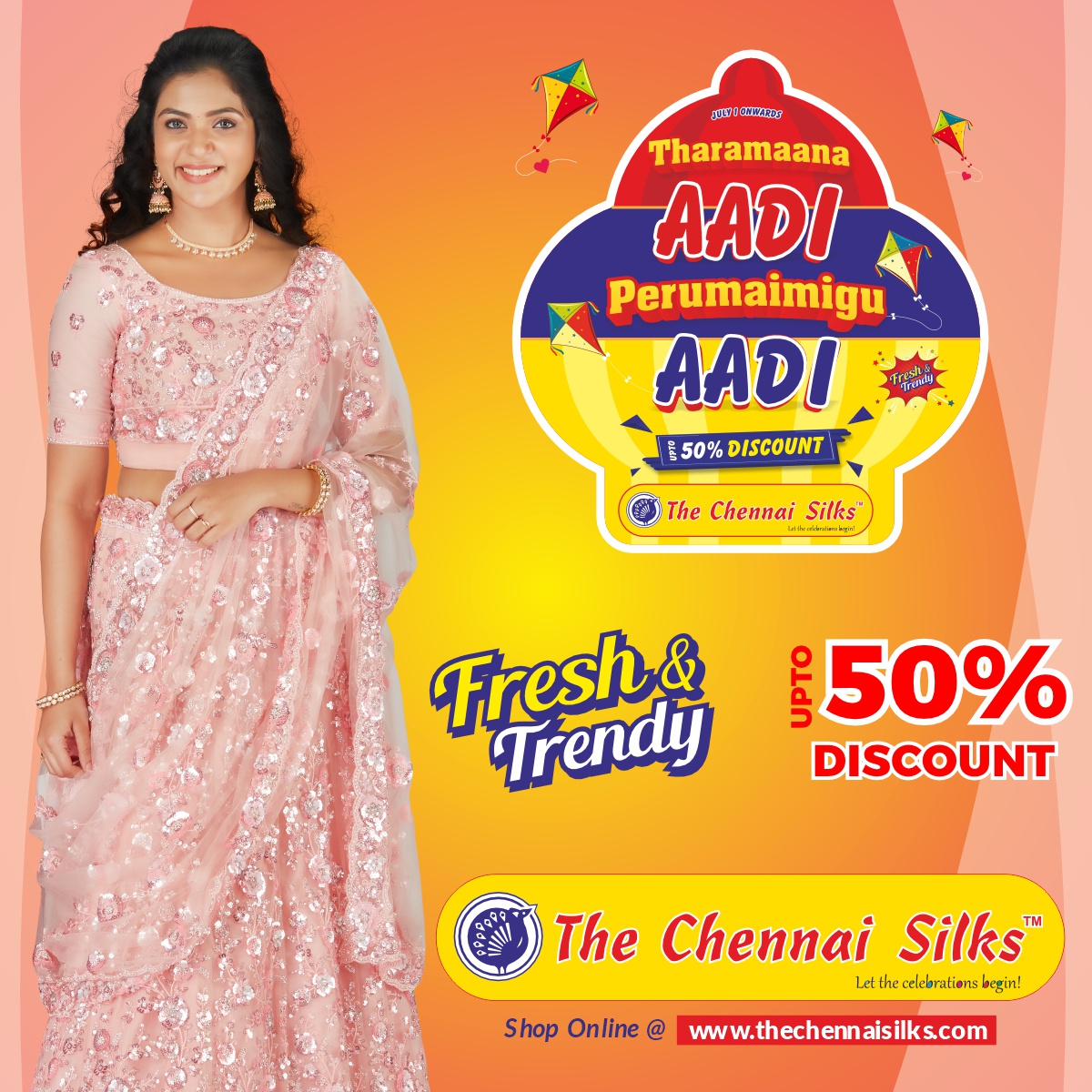 chennai silks aadi sale