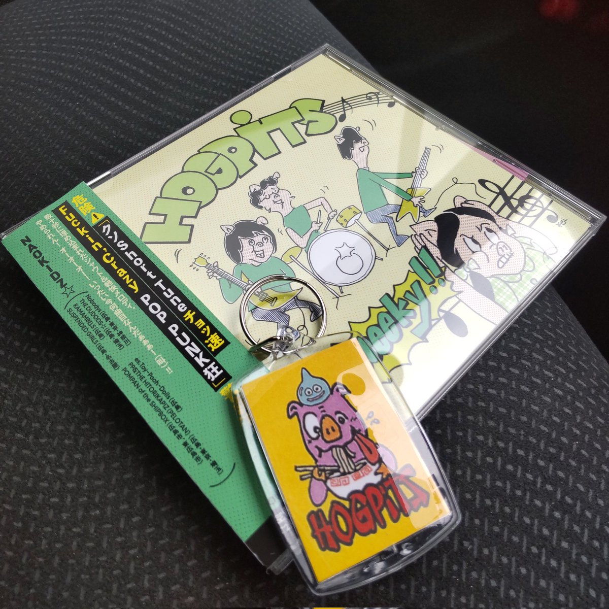 backtosleeppp's tweet photo. HOGPiTS到着♪10回聴いたら各曲の個性に気付き超ハマり中。Fruityから"センス"を取り除きスプロケのドタバタさとStupid Plotsの勢いを注入したら最高のポップパンクに！United States of P.C.はポリコレに悪態ついた曲なんかな？と歌詞を読んだらペプシ&amp;コーラでした(笑)ジャケも良いよね！
#HOGPiTS https://t.co/0NP0B8SiNq