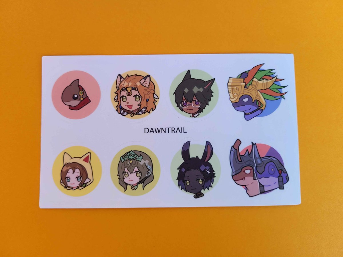 natus_vincer's tweet photo. Wasn't able to get a catalog ready due to my computer issues. But I will be at D9 #Minicomi tomorrow !
There will be a Dawntrail sticker sheet with all the cover characters ☺️❤️ Hope to see you there! https://t.co/lBvUH5HgUj