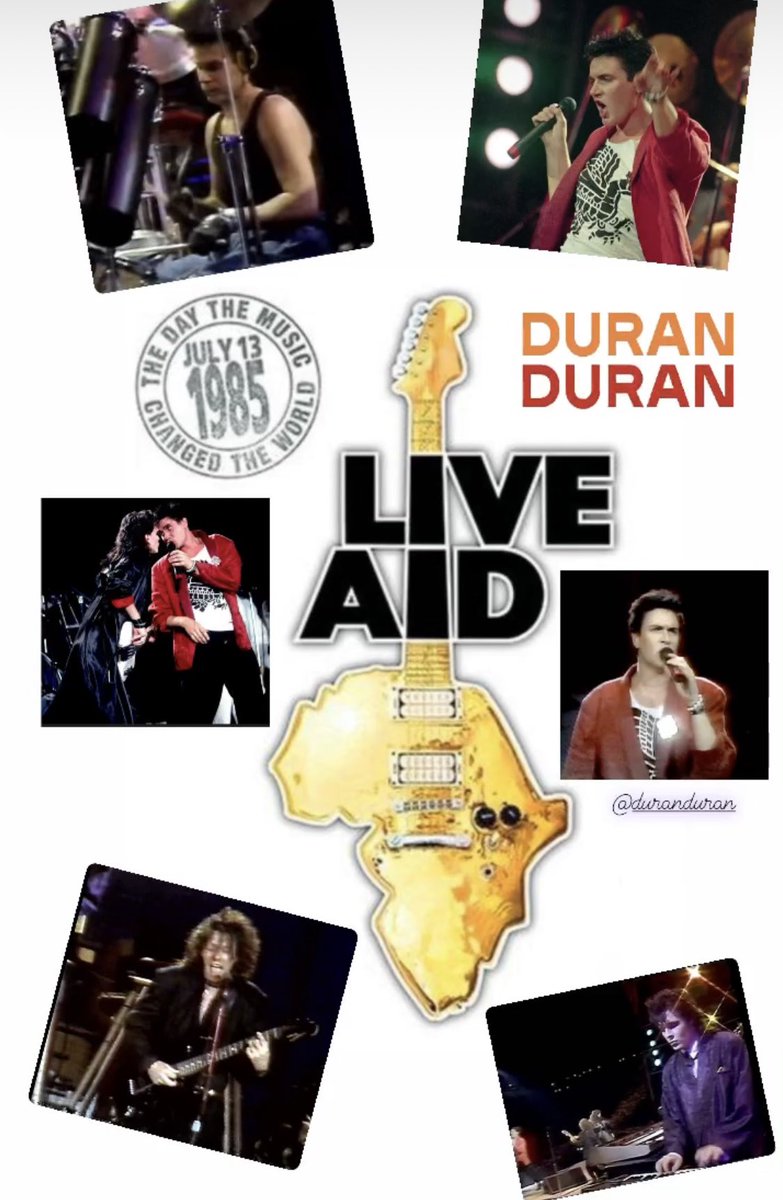 #TBT 
Duran Duran played at Live Aid in Philadelphia this day back in 1985 ❤️🎶❤️
<a href="/duranduran/">Duran Duran</a> #liveaid #Philadelphia