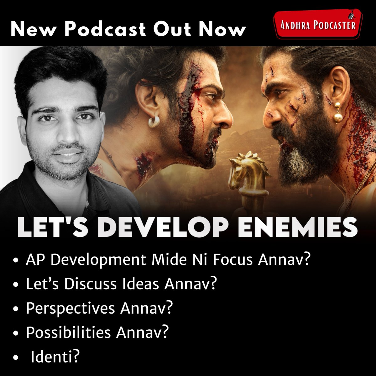 AndhraPodcaster's tweet photo. Vijay, Mind Poinda? What About AP Development? | #Ep270 Andhra Podcaster | Vijay Kesari
Link to the podcast: https://t.co/y0dHCunmVj
Please put any questions you have in the comments section below this post and thanks for your interest in the development of Andhra.
- Vijay
#andhrapodcaster #vijaykesari #andhrapradesh #andhradevelopment #ap #apdevelopment #andhrapodcast #bjp #tdp #jsp #pawankalyan #ncbn #chandrababunaidu #ycp #ysjagan #ysrc #ysrcp #andhraentrepreneurs #innovation #entrepreneurship #vijaykesaripodcast