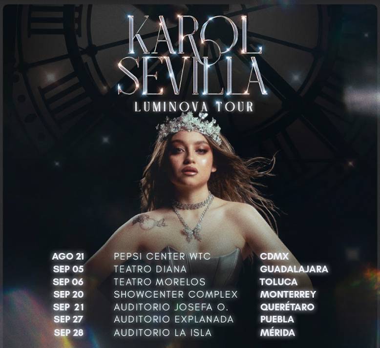 🎶 Karol Sevilla rompe estereotipos con su nuevo sencillo #Cenicienta. Además, anuncia fechas de su gira #LuminovaTour. #KarolSevilla