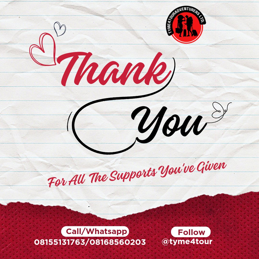 Tyme4tour's tweet photo. Re-introduction!

@Tyme4tour is a Kwara based tourism firm that offers tourism and its related services such as;

▪️Tour guiding 
▪️Tour operation
▪️Destination Marketing
▪️Car Hire Services
▪️Hike &amp; Adventure trips etc

You can reach us via call/Whatsapp 08155131763

Thank you👌 https://t.co/bZEScEWi3k