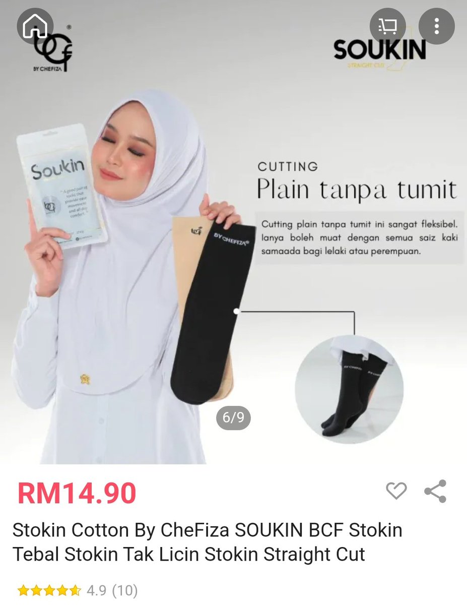 infodemik's tweet photo. Biar betik @anwaribrahim ni, dia rembat stokin Kak Wan ke weh? 😭😭

Kalau tak silap, brand BYCHEFIZA ni jual barang-barang muslimah jek. Harga pun RM14.90 jek haha.

Asalkan selesa ye dak? 😅 https://t.co/cBeFrr8Yil