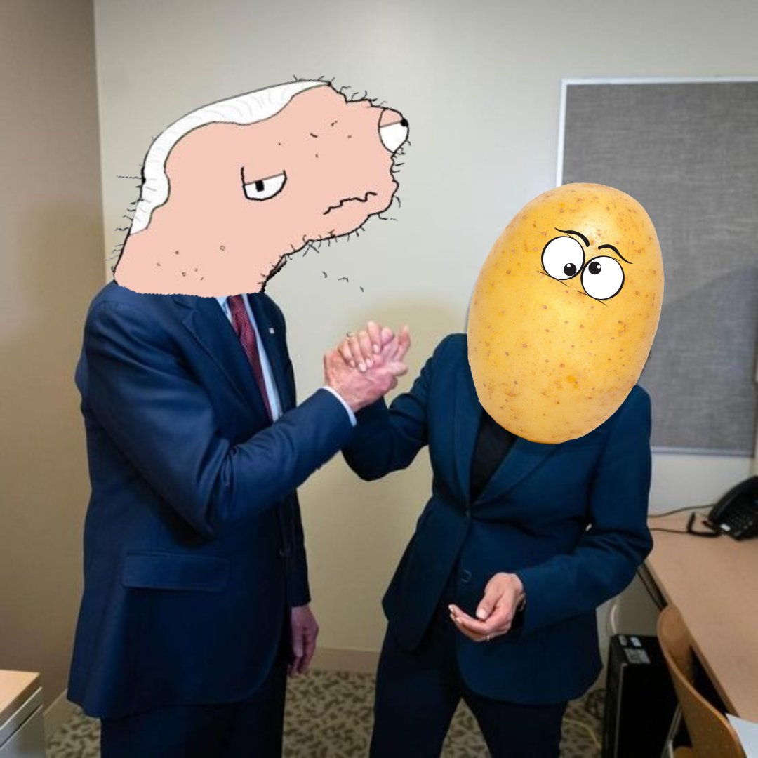 Potatisol's tweet photo. Just met with @boden4pres Finally, a tête-à-tater! 🥔

- Drop ur $Sol Add.
- Spread a word about #Potati 
- Folllow us

#Solana #MEMECOİNS $boden https://t.co/deSlGGVxWg