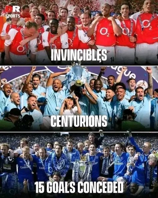Which is the Greatest Achievement❓

A. Arsenal Invincibles 
B. Man City Centurions
C. Chelsea Conceding just 15 Goals