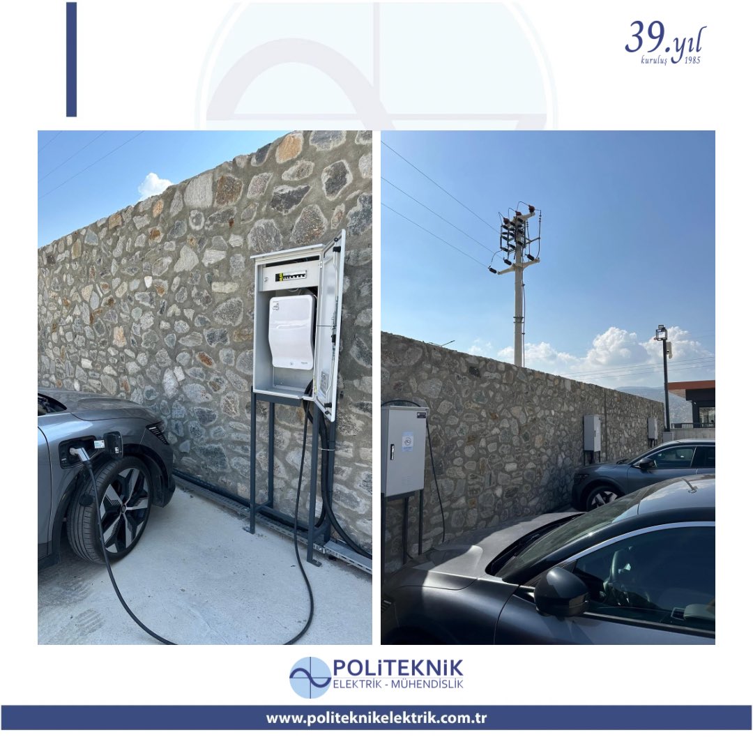 politeknikelk's tweet image. 3 Adet 22kW AC Elektrikli Araç Şarj Cihaz kurulumu anahtar teslim çalışmamız.

@SevalKablo 
@schneidertr 

#schneider #wallbox #evwallbox #11kwwallbox #22kwwallbox #elektrik #altyapi #ustyapi #politeknikelektrik