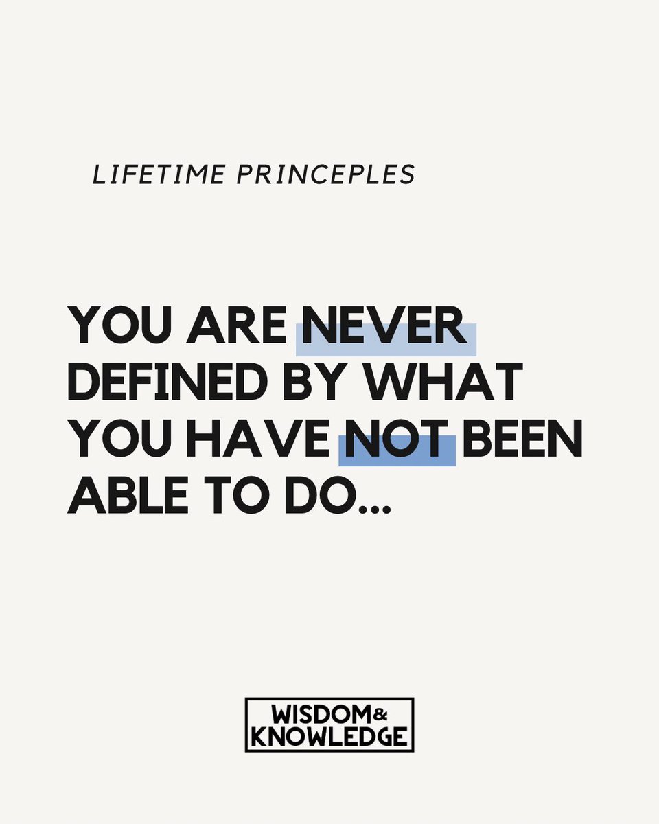 WisdomAndKnow's tweet photo. Give yourself grace to learn from the past and your mistakes❤️ #lifetimeprinciples #wisdomandknowledge https://t.co/jVNIxElRei