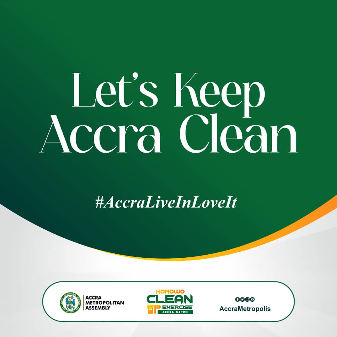 AccraMetropolis's tweet photo. #HomowoCleanUp
#CleanAccra
#UniteToClean
#GaMantse
#AccraMetro
#AccraLiveInLoveIt https://t.co/ORLkmr9A96