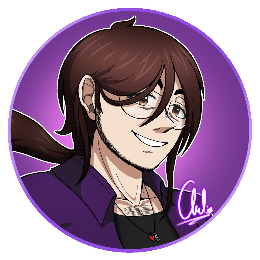 Aris_Artis_'s tweet photo. Hewwo! I drew my friend @MEMAZ_ART 
I really enjoyed drawing him in a more detailed art style 💛💜

#drawing #gift #art #purple #friend https://t.co/riOAmmtq0z