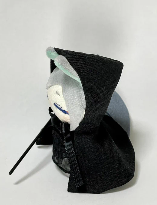 小こい死神くんぬい出来た〜 小ささに挑戦した #自作ぬい #創作