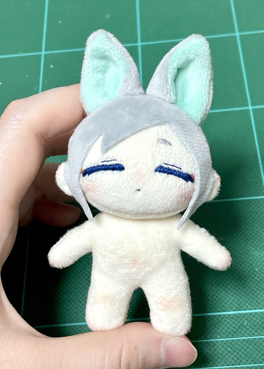 「小こい死神くんぬい出来た〜 小ささに挑戦した #自作ぬい #創作」|宵のイラスト