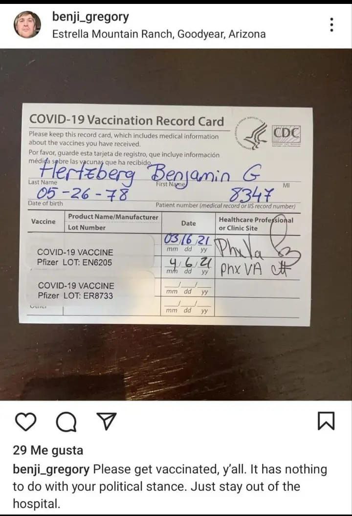 Ben Gregory (el niño de Alf) sufrió una #Repentinitis y fue hallado sin vida a los 46 años.   En 2021 incitaba a todos a que se vacunen.