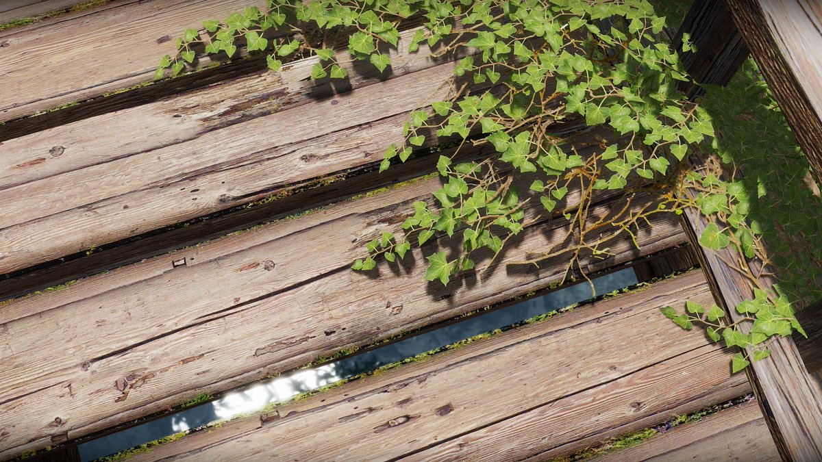 shinopan11's tweet photo. 「Unique Wooden Bridges - Base Object Swapper」
「Unique Wooden Bridges - High Quality Ivy Add-On」

木製の橋とツタと川。橋の隙間から川が見えるのが素敵🥰 https://t.co/NVPVYNSnlH