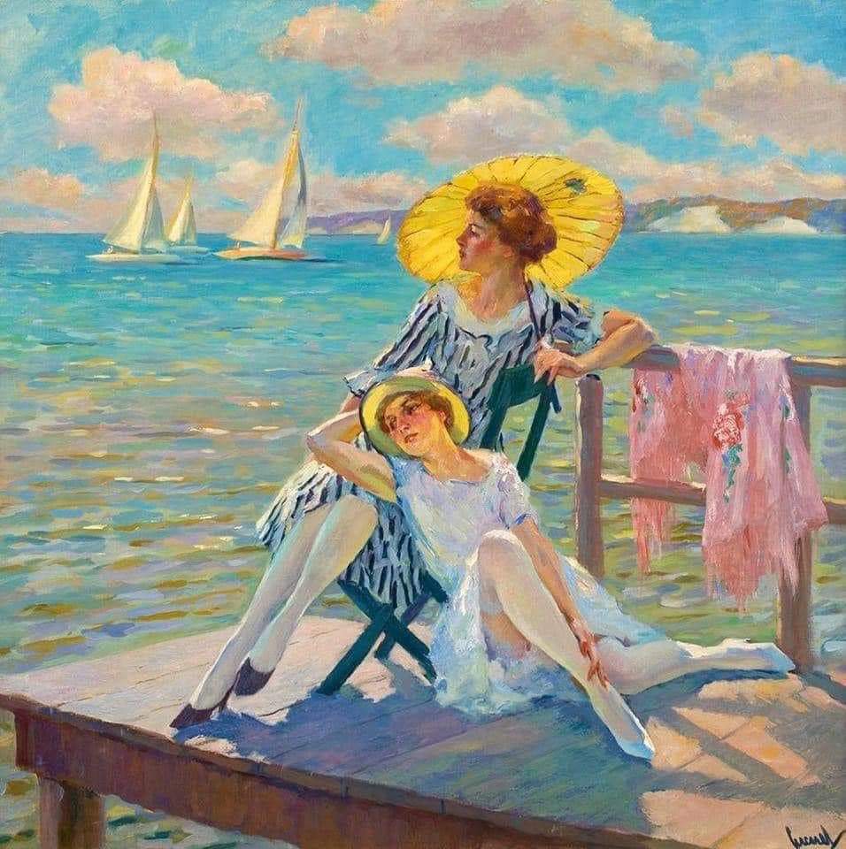 PaolaCorb's tweet photo. Le persone 
che sanno cosa dici 
quando non parli.
Quelle che sanno dove ti trovi
quando sparisci.
Che ti frugano tra i pensieri
ascoltando i tuoi sguardi. 

Per me sono loro
che senza saperlo
ci curano l’anima.

- Andrew Faber -

🎨Edward Cucuel https://t.co/GBFCjYnJfv