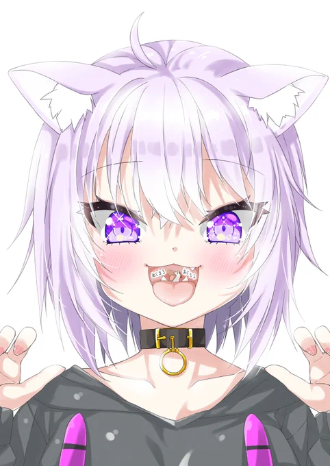 喉の小鳥が成長したおかゆん #絵かゆ #プロテインザスバル