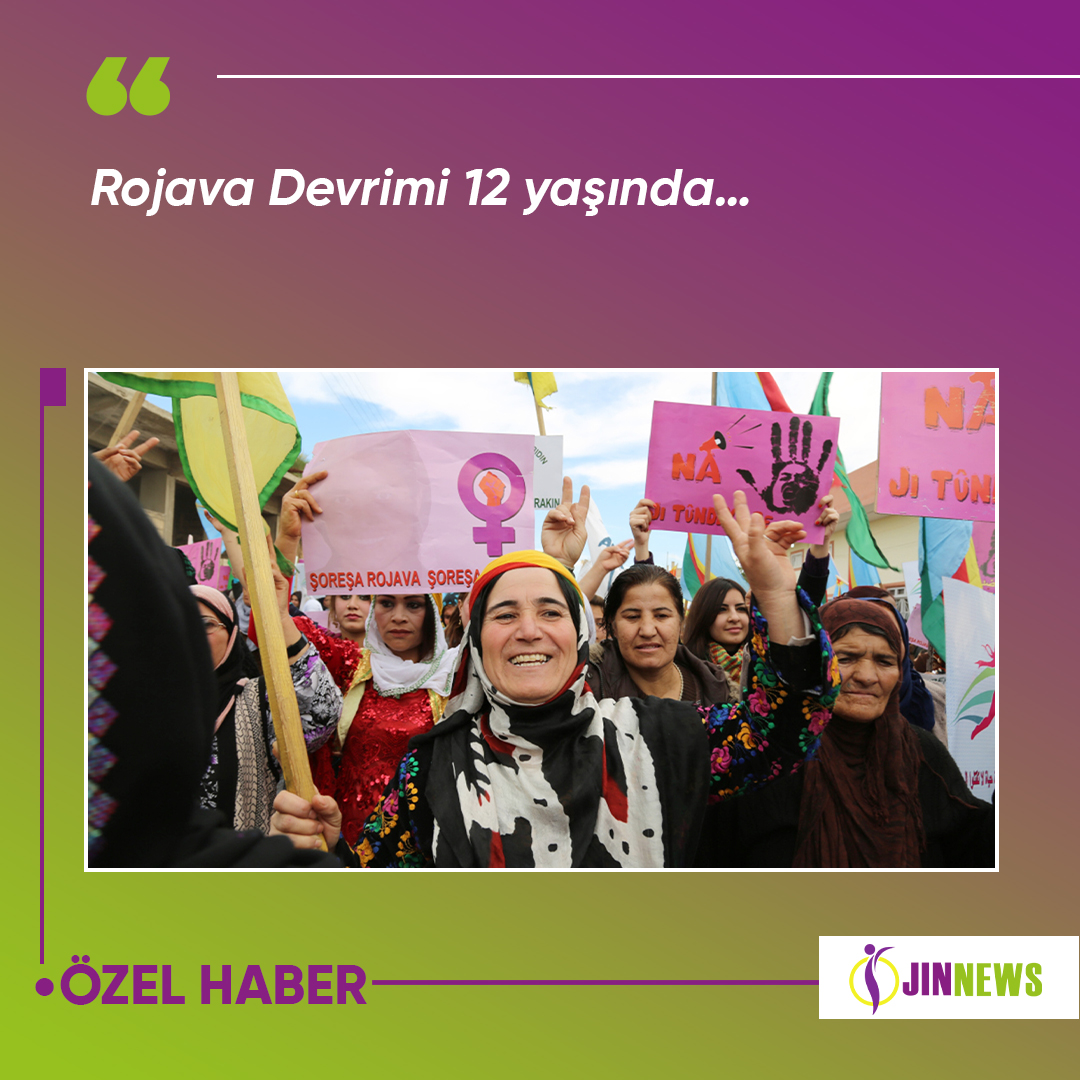 jinnewsturkce's tweet image. 🟣Rojava Devrimi 12 yaşında…  
#Jinnewshaber #RojavaDevrimi 
@jinnewskurd 
jinnews.net/TUM-HABERLER/c…
